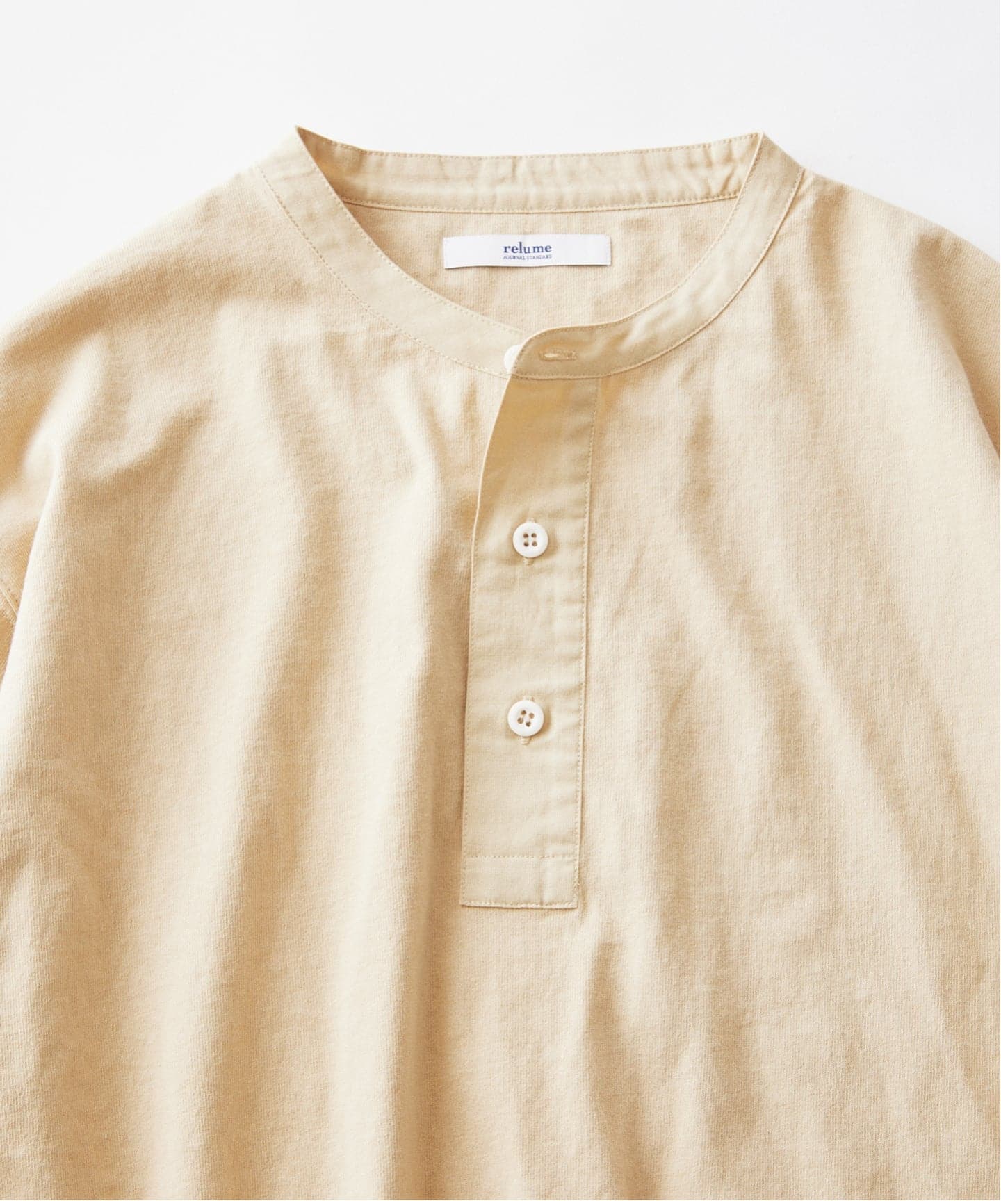 スリーピング ヘンリーネック ロングスリーブ（Tシャツ／カットソー