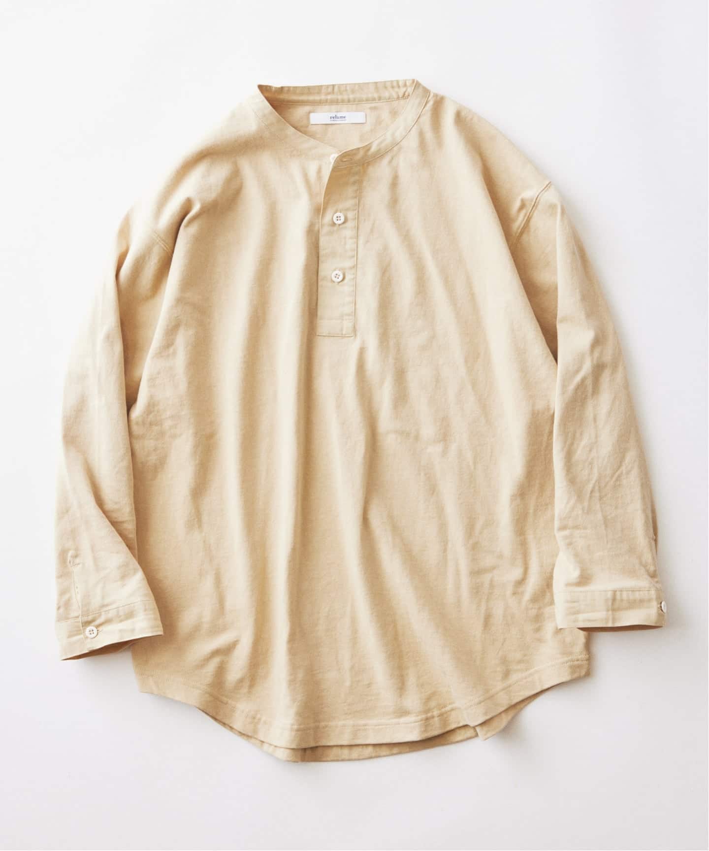 スリーピング ヘンリーネック ロングスリーブ（Tシャツ／カットソー