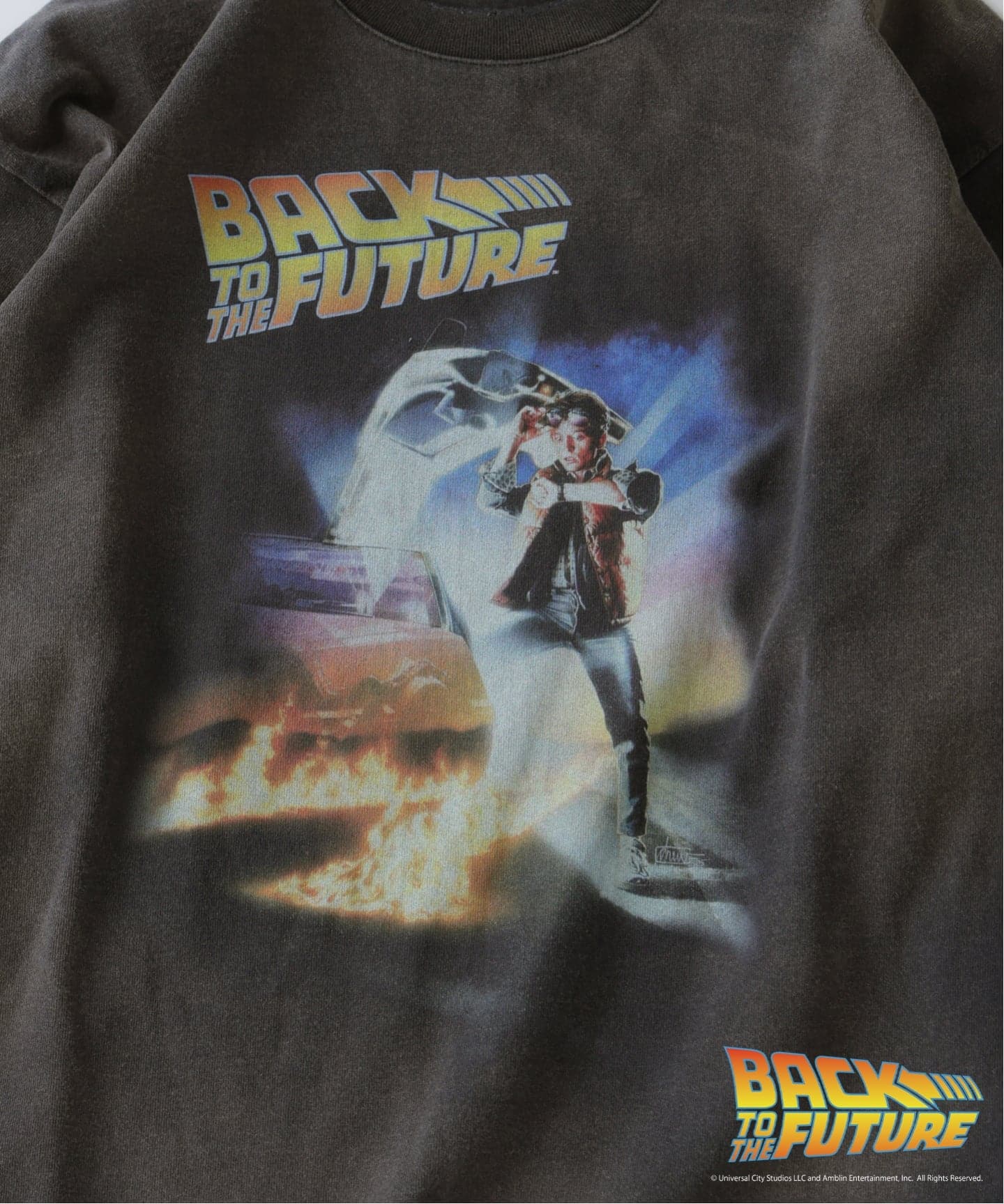 BACK TO THE FUTURE 別注 ダメージ加工 ロングスリーブ T（Tシャツ