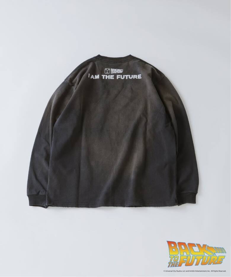 BACK TO THE FUTURE 別注 ダメージ加工 ロングスリーブ T（Tシャツ 