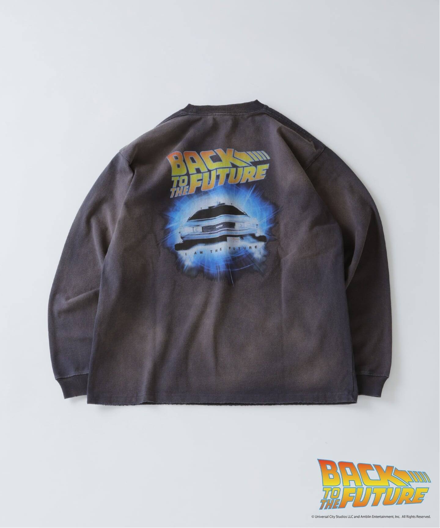BACK TO THE FUTURE 別注 ダメージ加工 ロングスリーブ T（Tシャツ