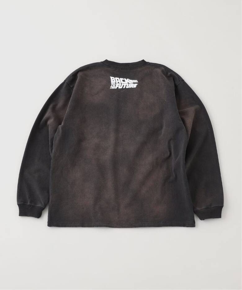 BACK TO THE FUTURE 別注 ダメージ加工 ロングスリーブ T（Tシャツ 