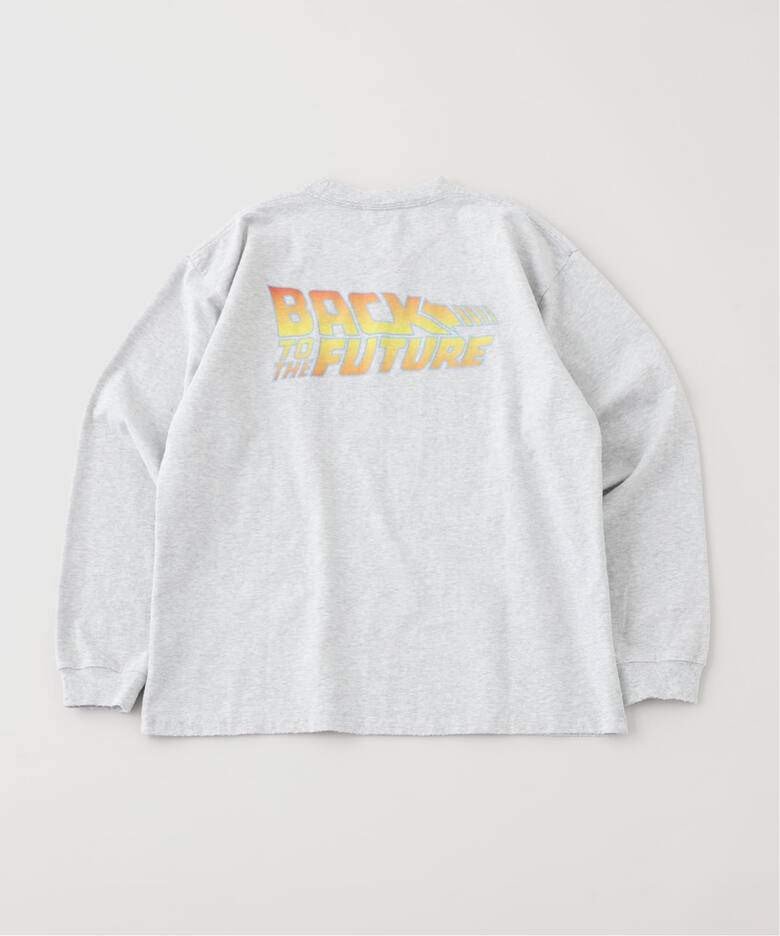 BACK TO THE FUTURE 別注 ダメージ加工 ロングスリーブ T（Tシャツ 