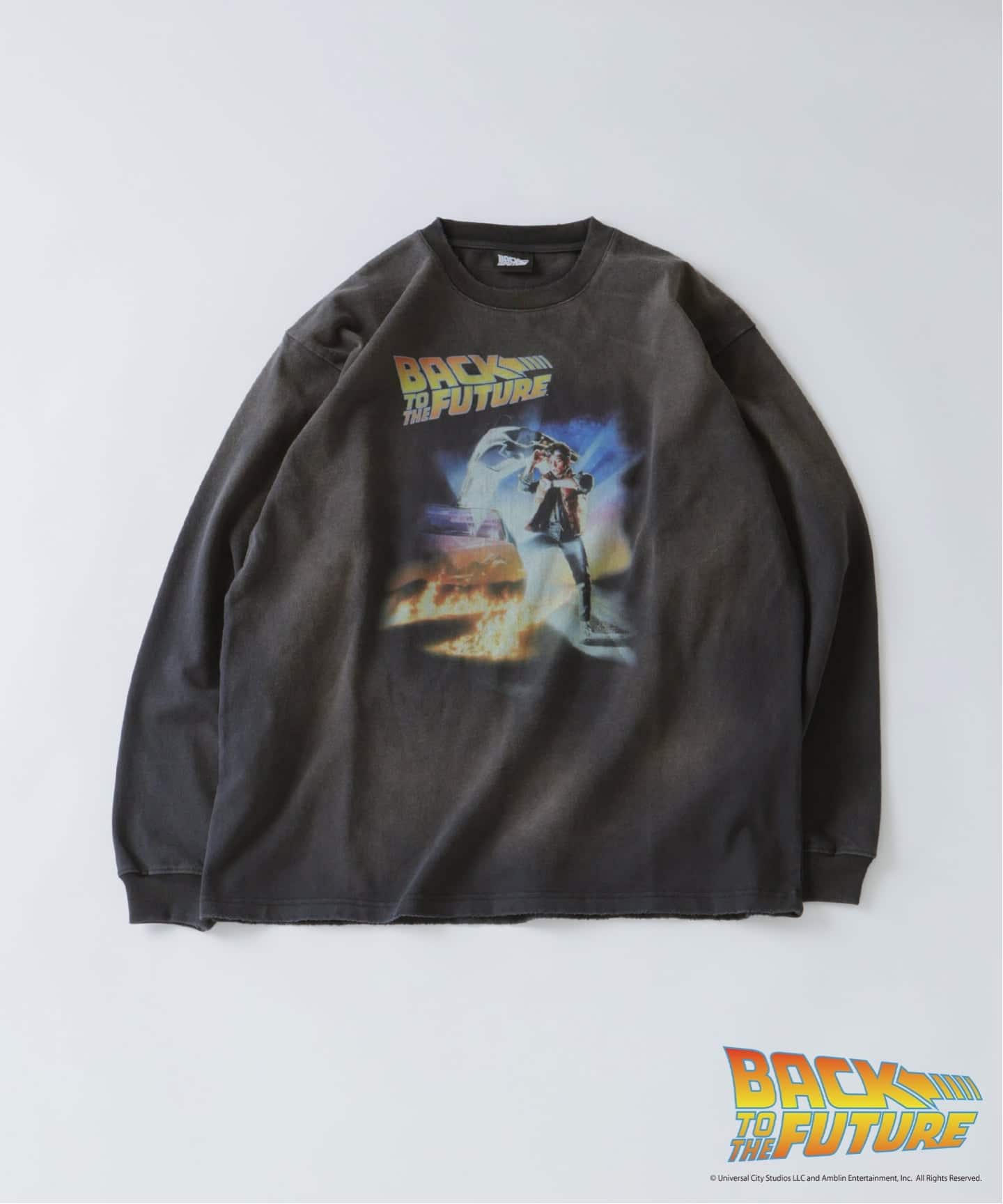BACK TO THE FUTURE 別注 ダメージ加工 ロングスリーブ T（Tシャツ