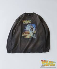 BACK TO THE FUTURE 別注 ダメージ加工 ロングスリーブ T（Tシャツ 