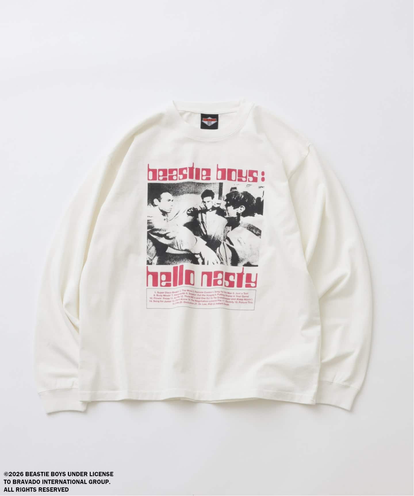 BEASTIE BOYS / ビースティ・ボーイズ 別注 ヴィンテージ加工 ロンT（T