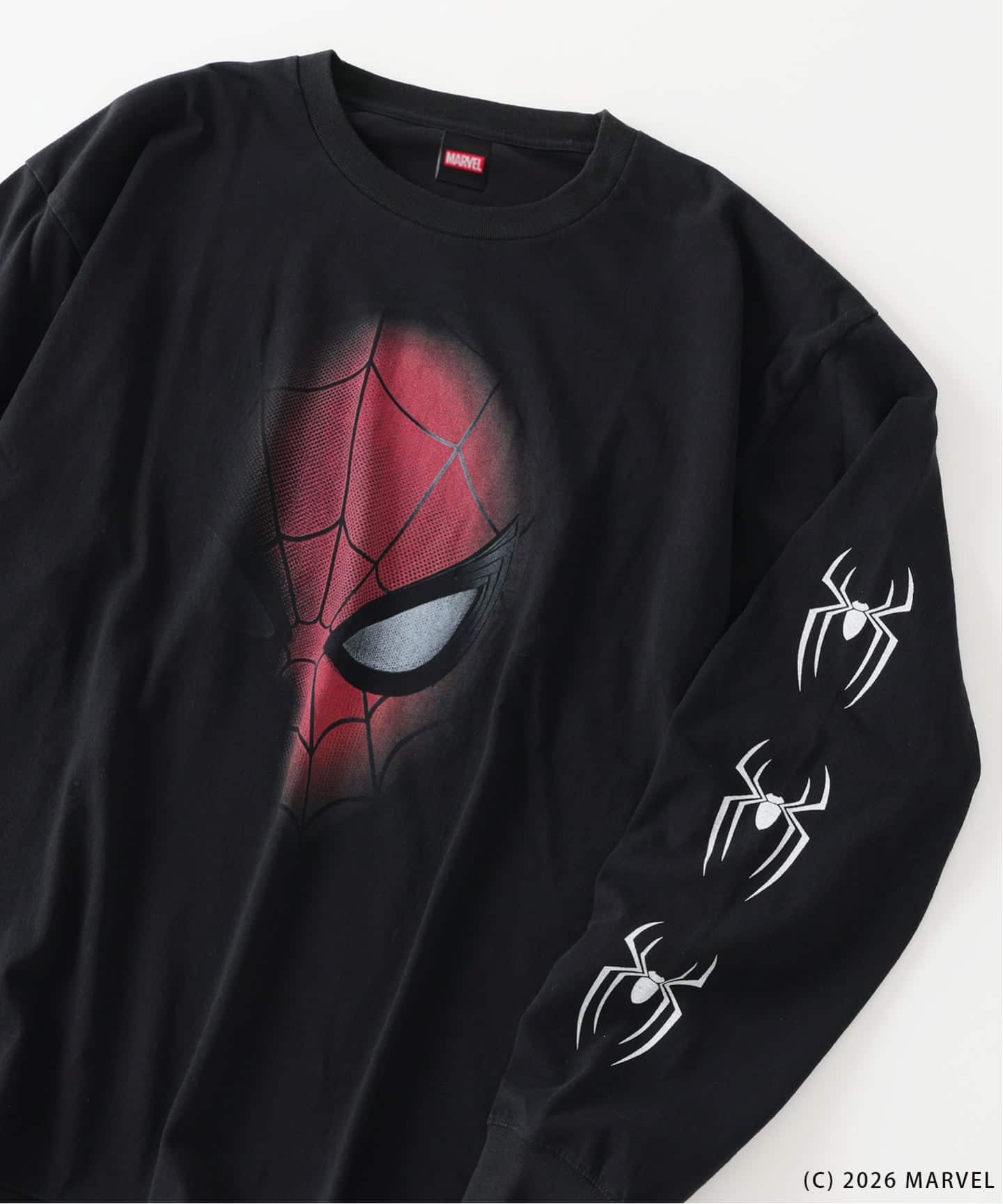 スパイダーマン 別注 グラフィック ロンT（Tシャツ／カットソー