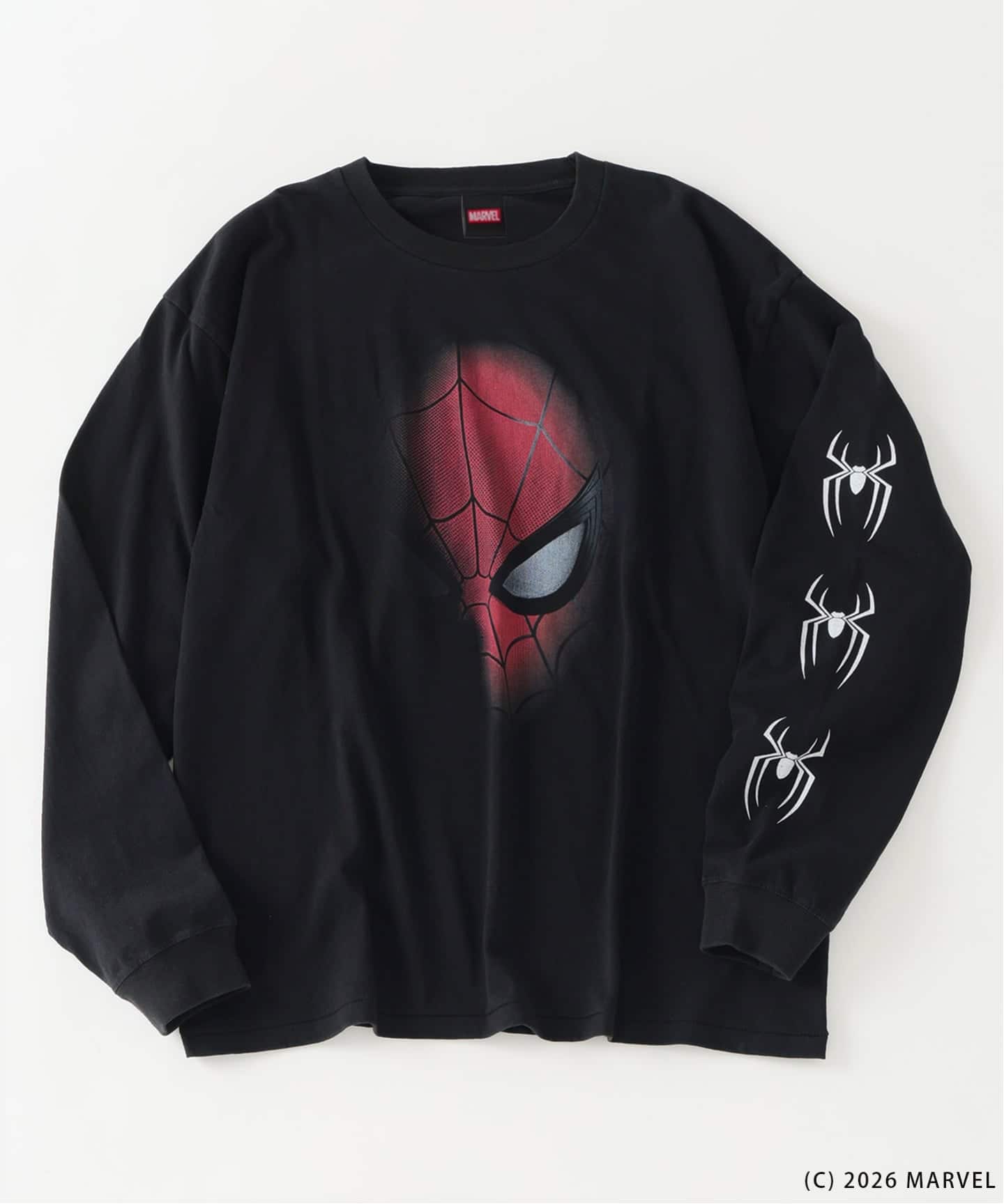 スパイダーマン 別注 グラフィック ロンT（Tシャツ／カットソー