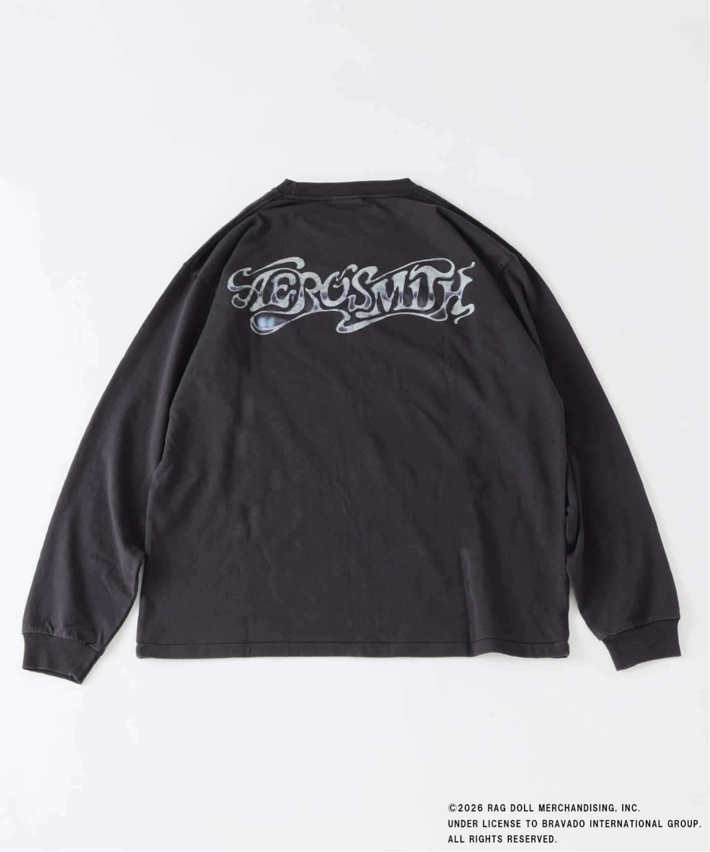 AERO SMITH / エアロスミス 別注 ヴィンテージ加工 プリントロンT（T