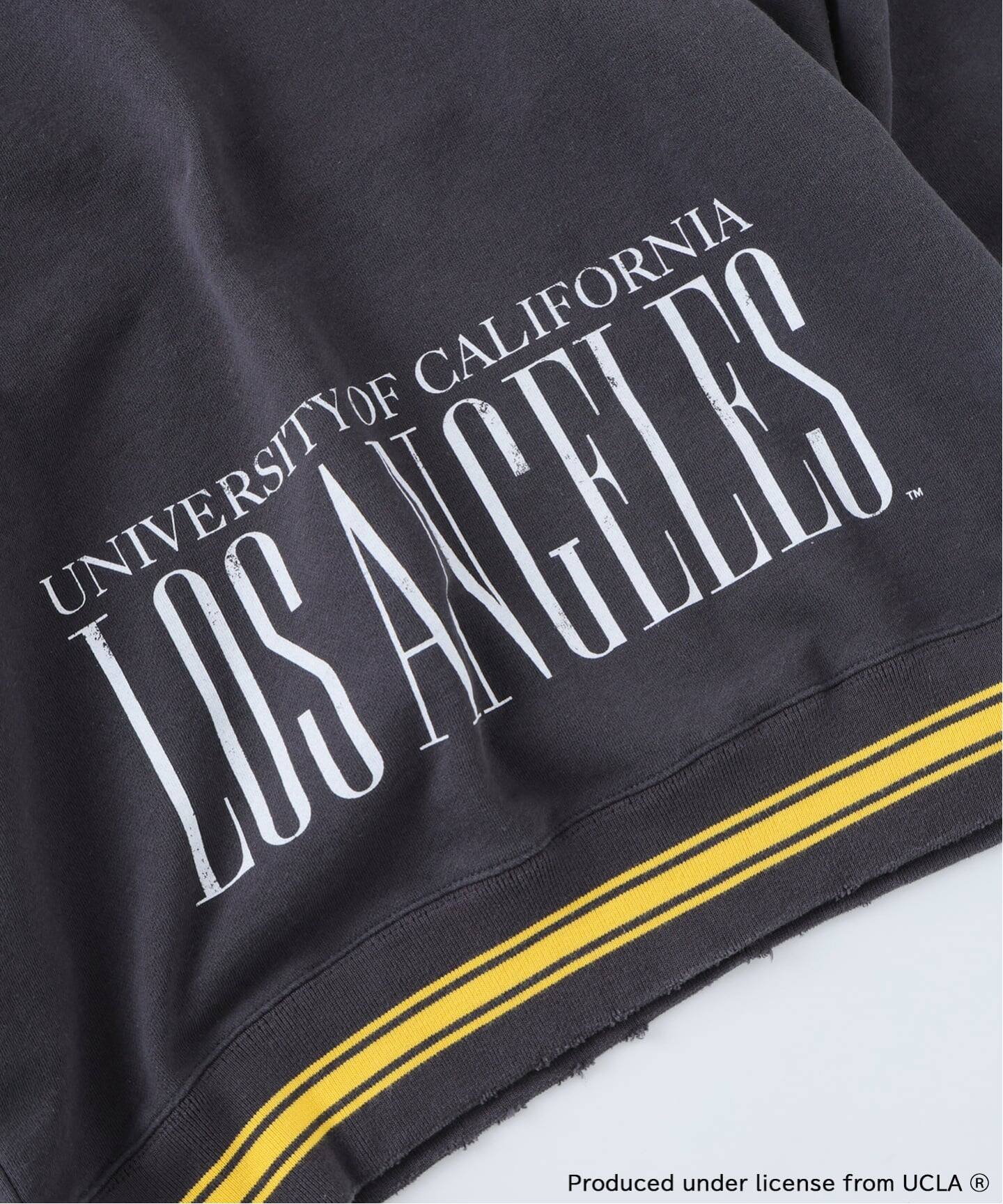 JOURNALSTANDARDrelume ヴィンテージ加工スウェット UCLA×relume ヴィンテージ加工スウェット/ハーフジップ・ヘンリー
