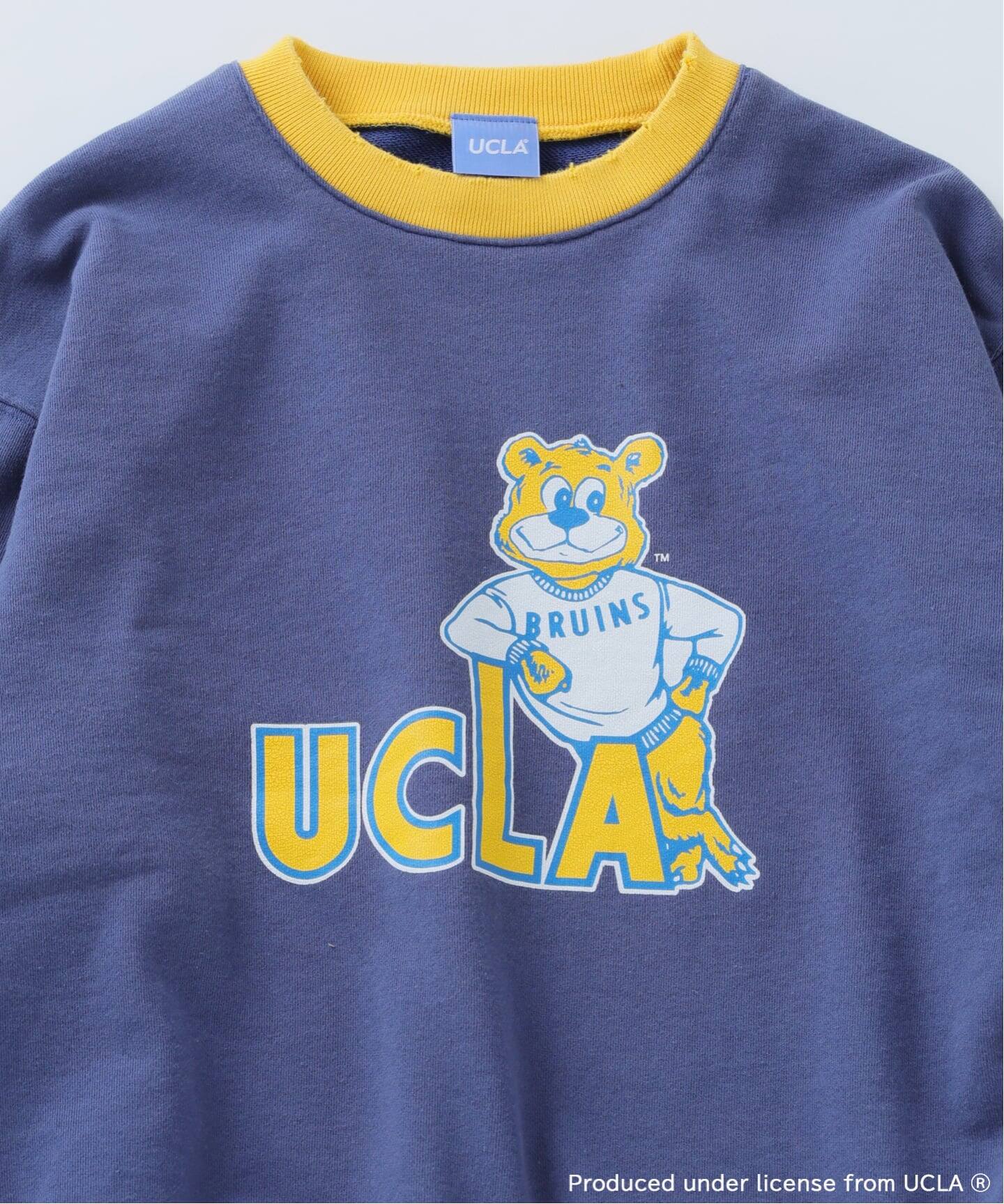 JOURNALSTANDARDrelume ヴィンテージ加工スウェット UCLA×relume ヴィンテージ加工スウェット/ハーフジップ・ヘンリー