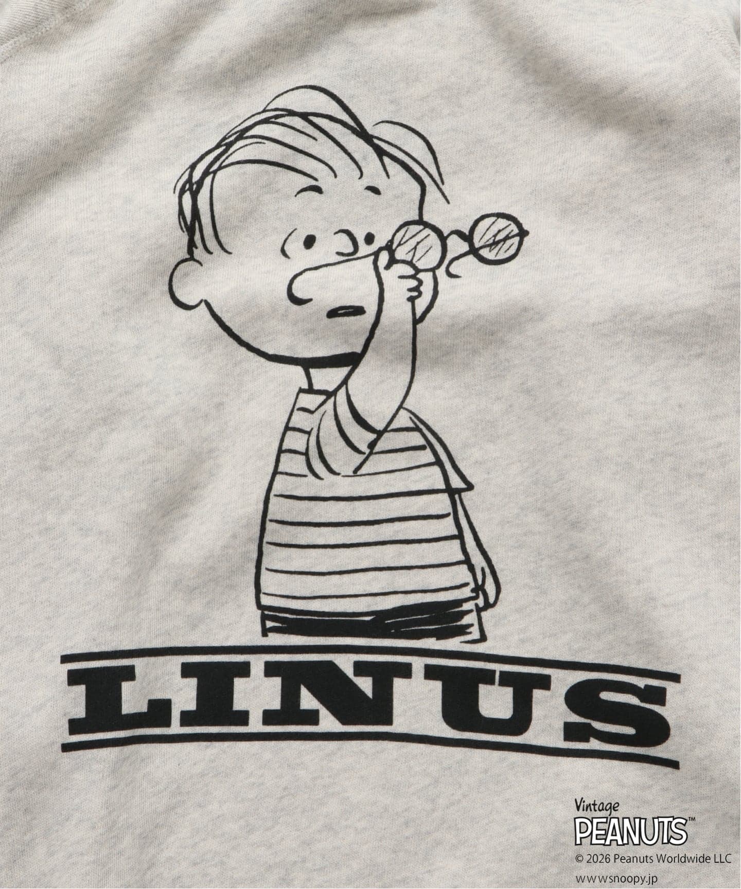 予約》PEANUTS / ピーナッツ 別注 ヴィンテージ プリントスウェット