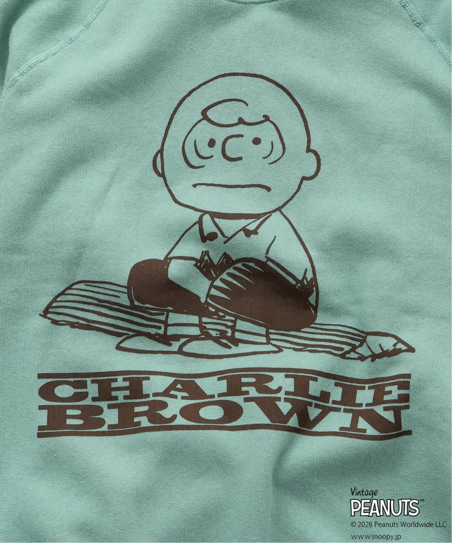 予約》PEANUTS / ピーナッツ 別注 ヴィンテージ プリントスウェット 