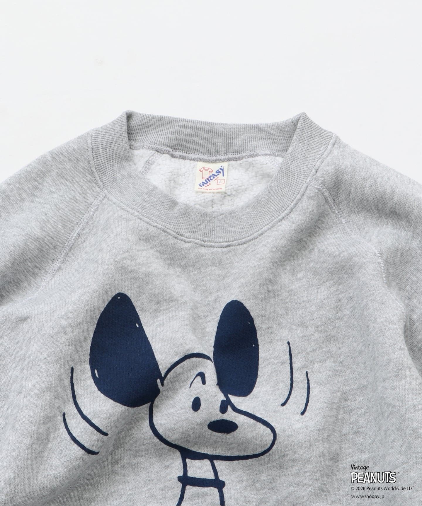 予約》PEANUTS / ピーナッツ 別注 ヴィンテージ プリントスウェット