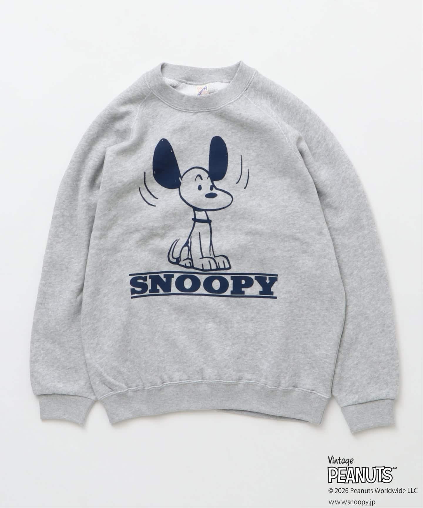 予約》PEANUTS / ピーナッツ 別注 ヴィンテージ プリントスウェット
