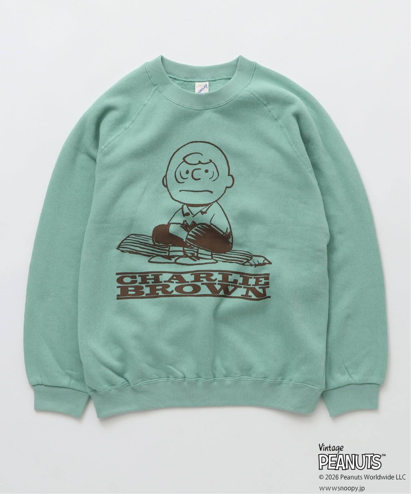 予約》PEANUTS / ピーナッツ 別注 ヴィンテージ プリントスウェット 