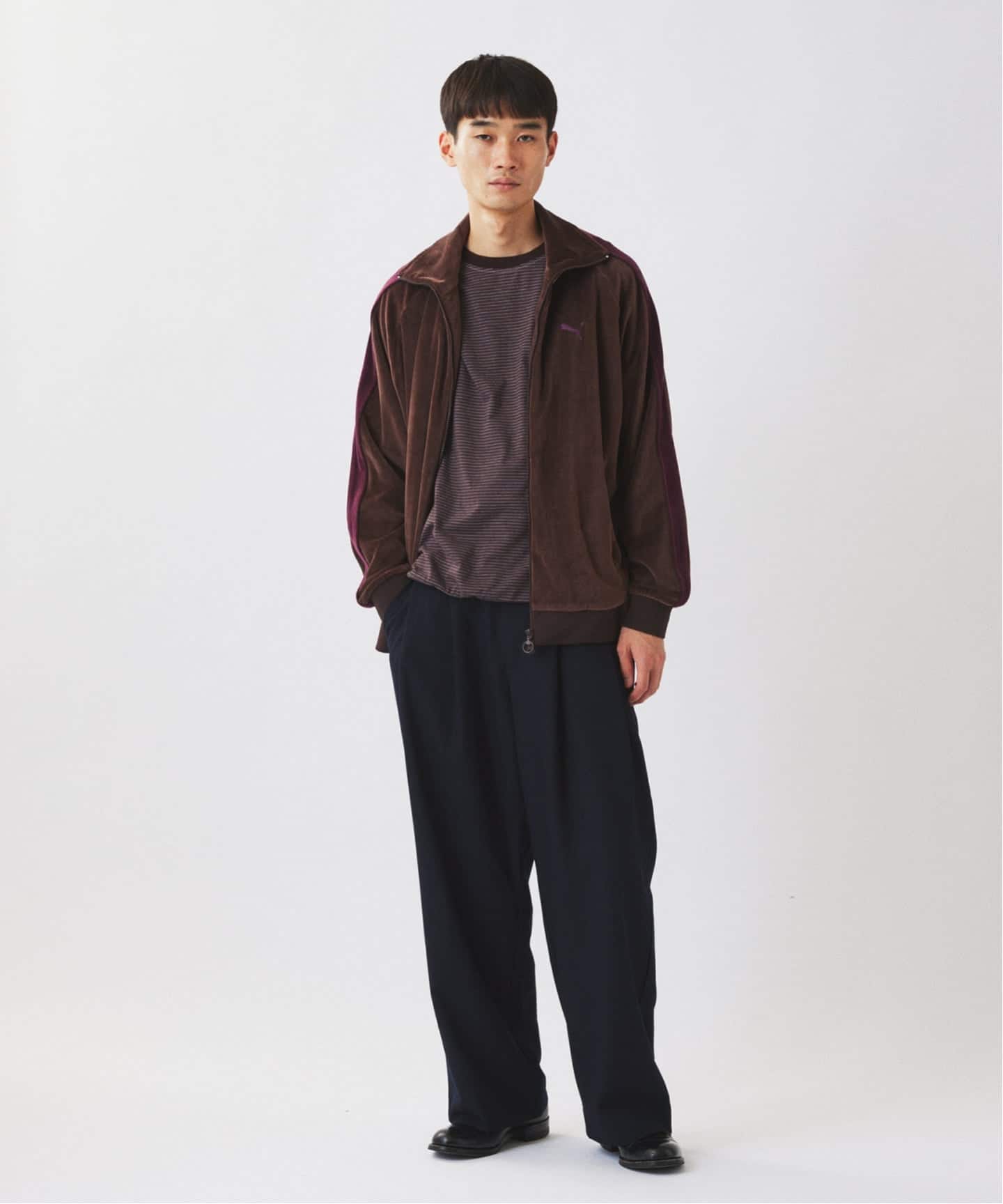 追加予約》PUMA / プーマ 別注 ”T7” ベロア トラックジャケット