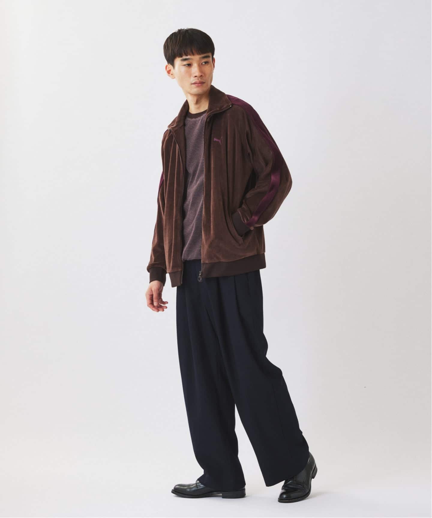 追加予約》PUMA / プーマ 別注 ”T7” ベロア トラックジャケット