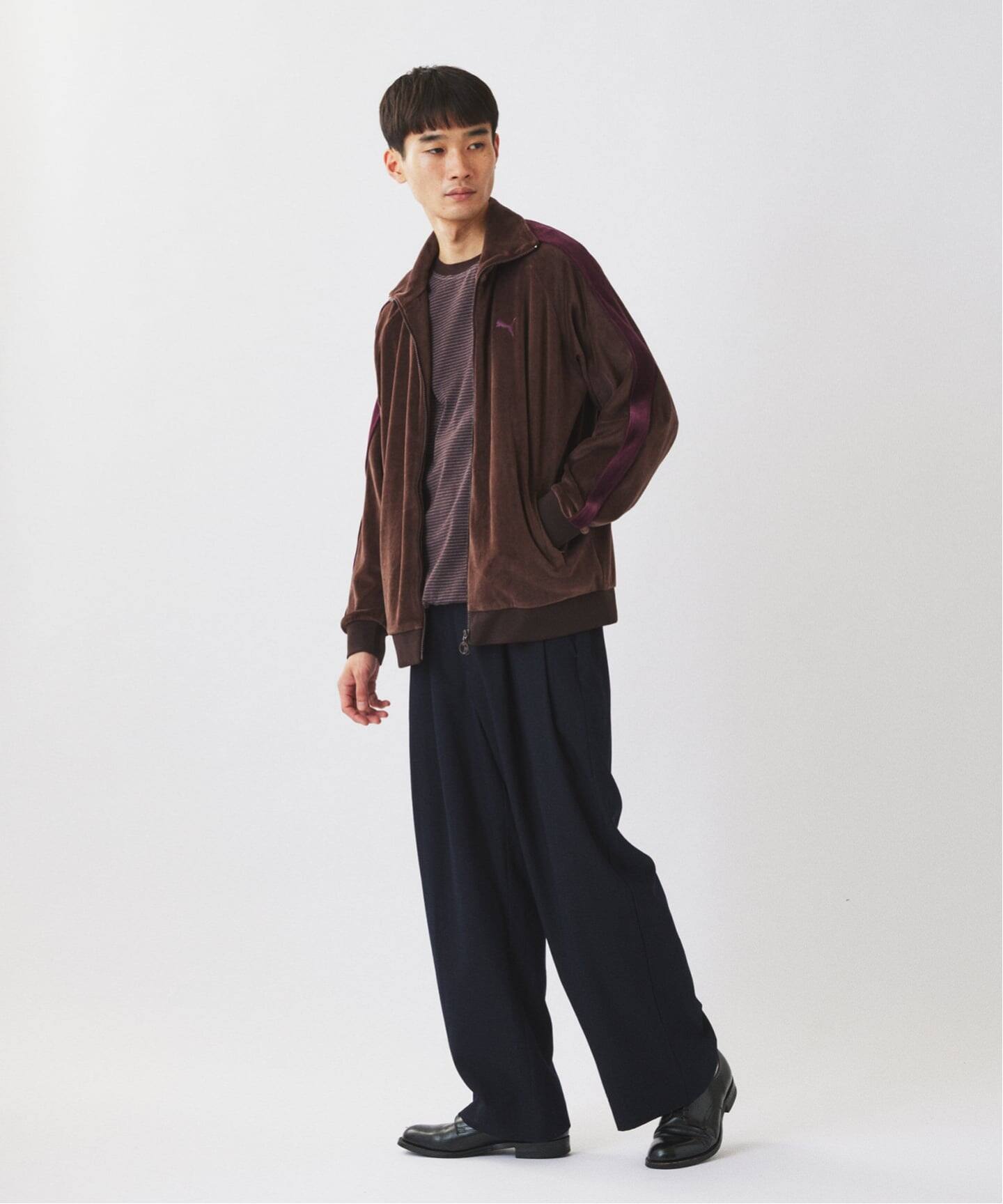 追加予約》PUMA / プーマ 別注 ”T7” ベロア トラックジャケット 