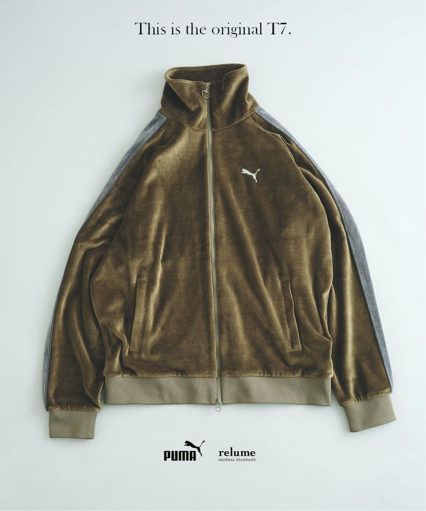 JOURNAL STANDARD relume 別注プーマ　ベロアトラックJK 追加予約》PUMA / プーマ 別注 ”T7” ベロア トラックジャケット