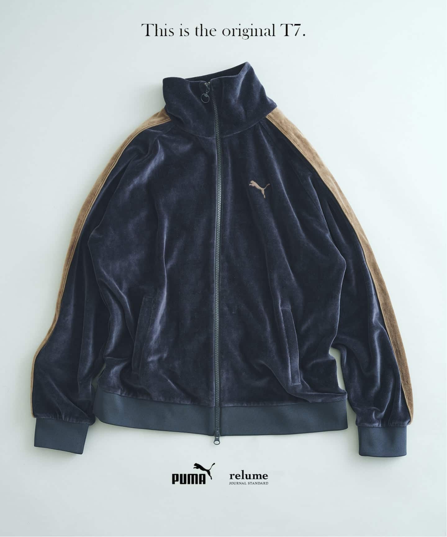 JOURNAL STANDARD relume 別注プーマ　ベロアトラックJK 追加予約》PUMA / プーマ 別注 ”T7” ベロア トラックジャケット