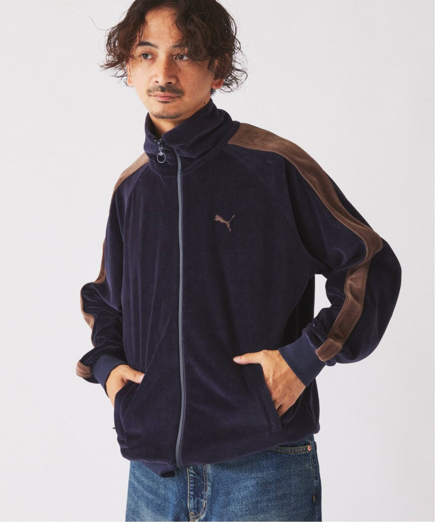 追加カラー予約》PUMA / プーマ 別注 ”T7” ベロア トラックジャケット 