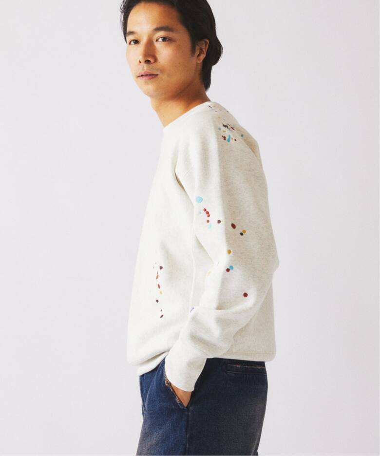 CHAMPION / チャンピオン 別注 R/W 刺繍スプラッシュ スウェット 