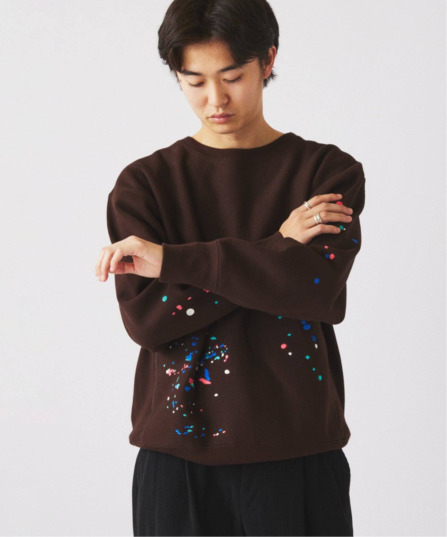CHAMPION / チャンピオン 別注 R/W 刺繍スプラッシュ スウェット