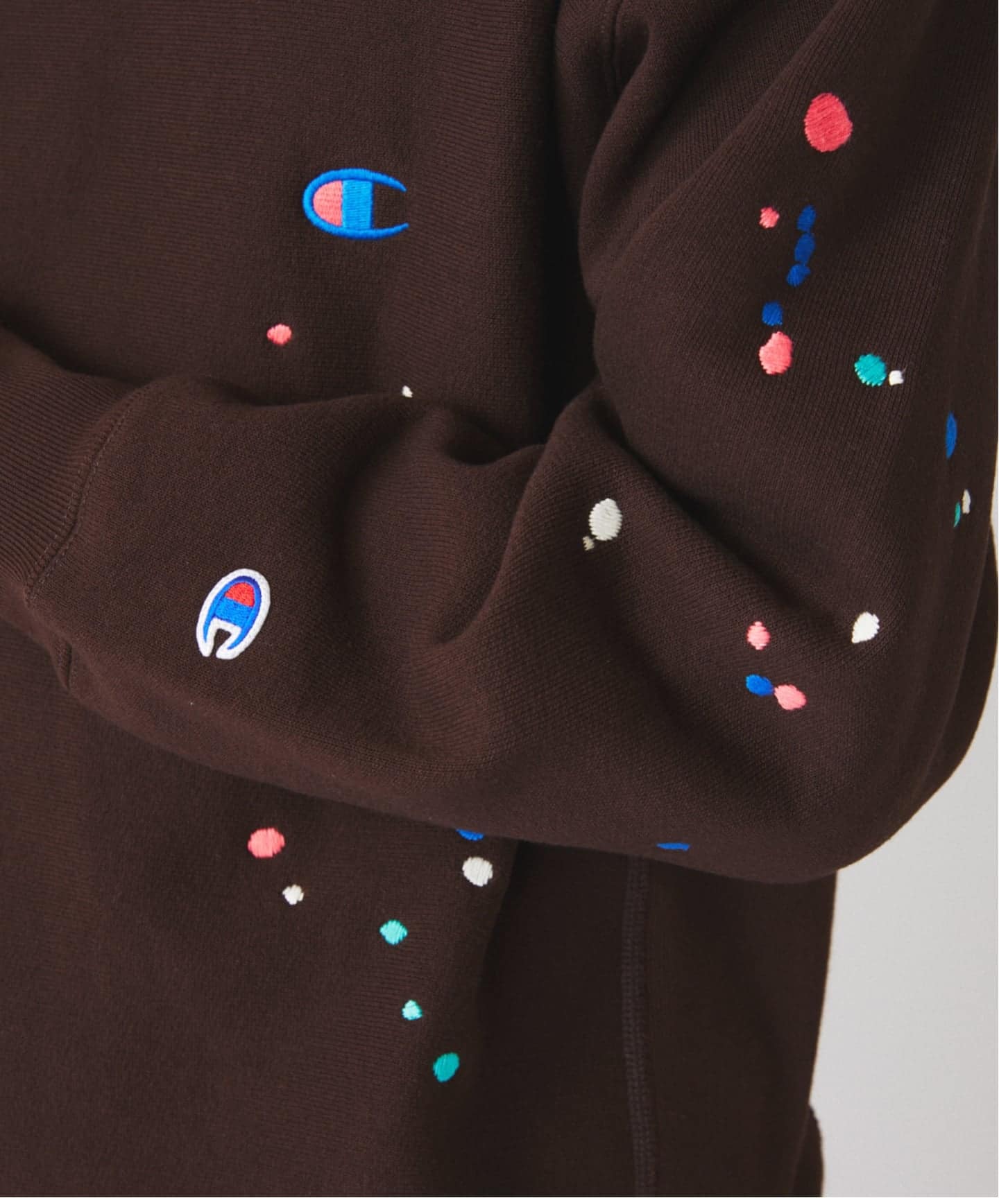 CHAMPION / チャンピオン 別注 R/W 刺繍スプラッシュ スウェット