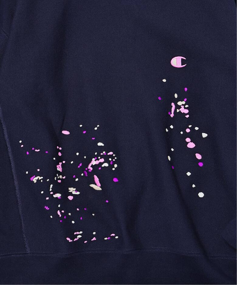 CHAMPION / チャンピオン 別注 R/W 刺繍スプラッシュ スウェット 