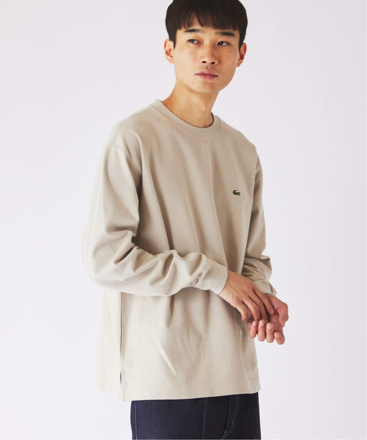 LACOSTE / ラコステ 別注 クルーネック カットソー（Tシャツ