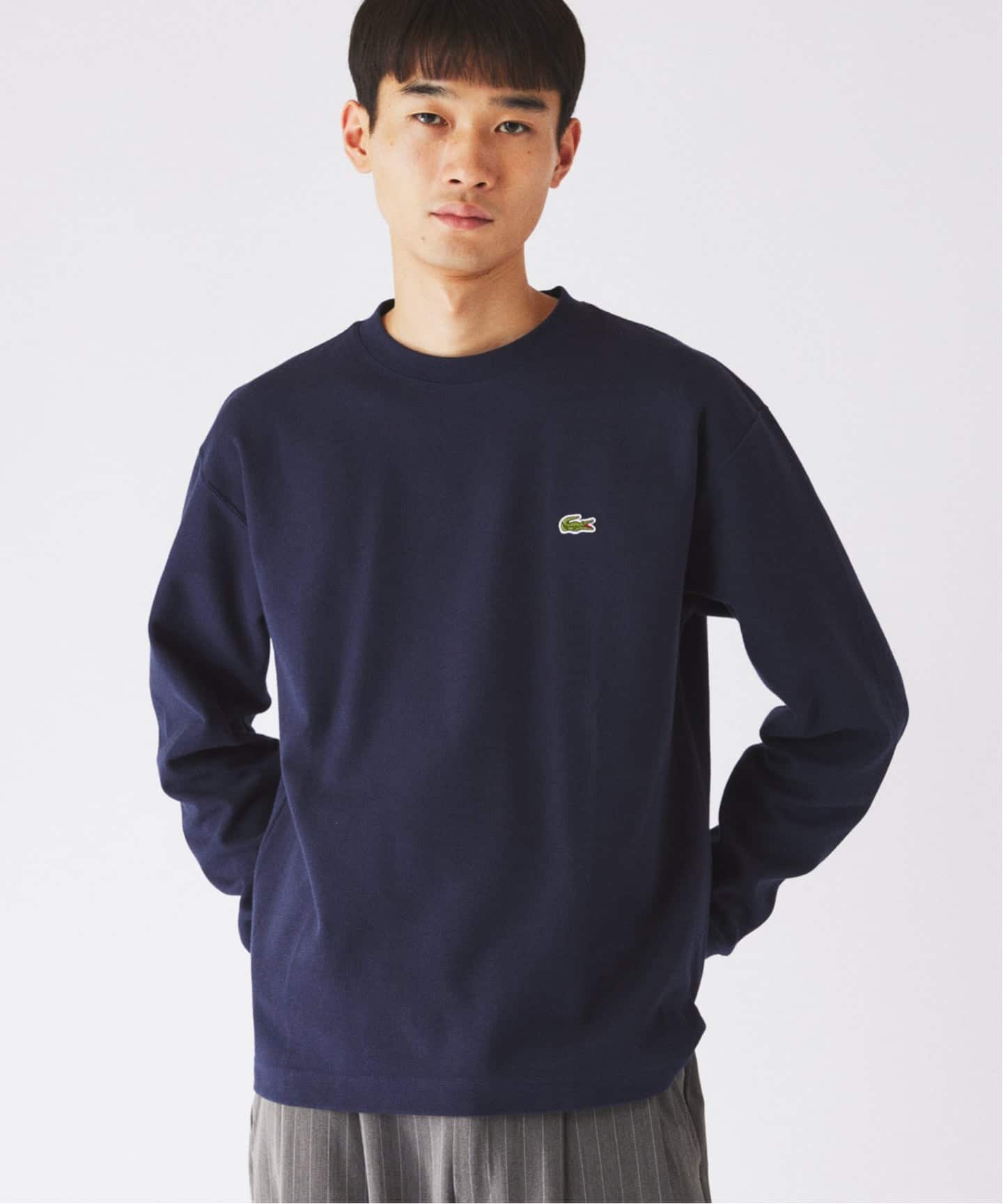 予約》LACOSTE / ラコステ 別注 クルーネック カットソー（Tシャツ