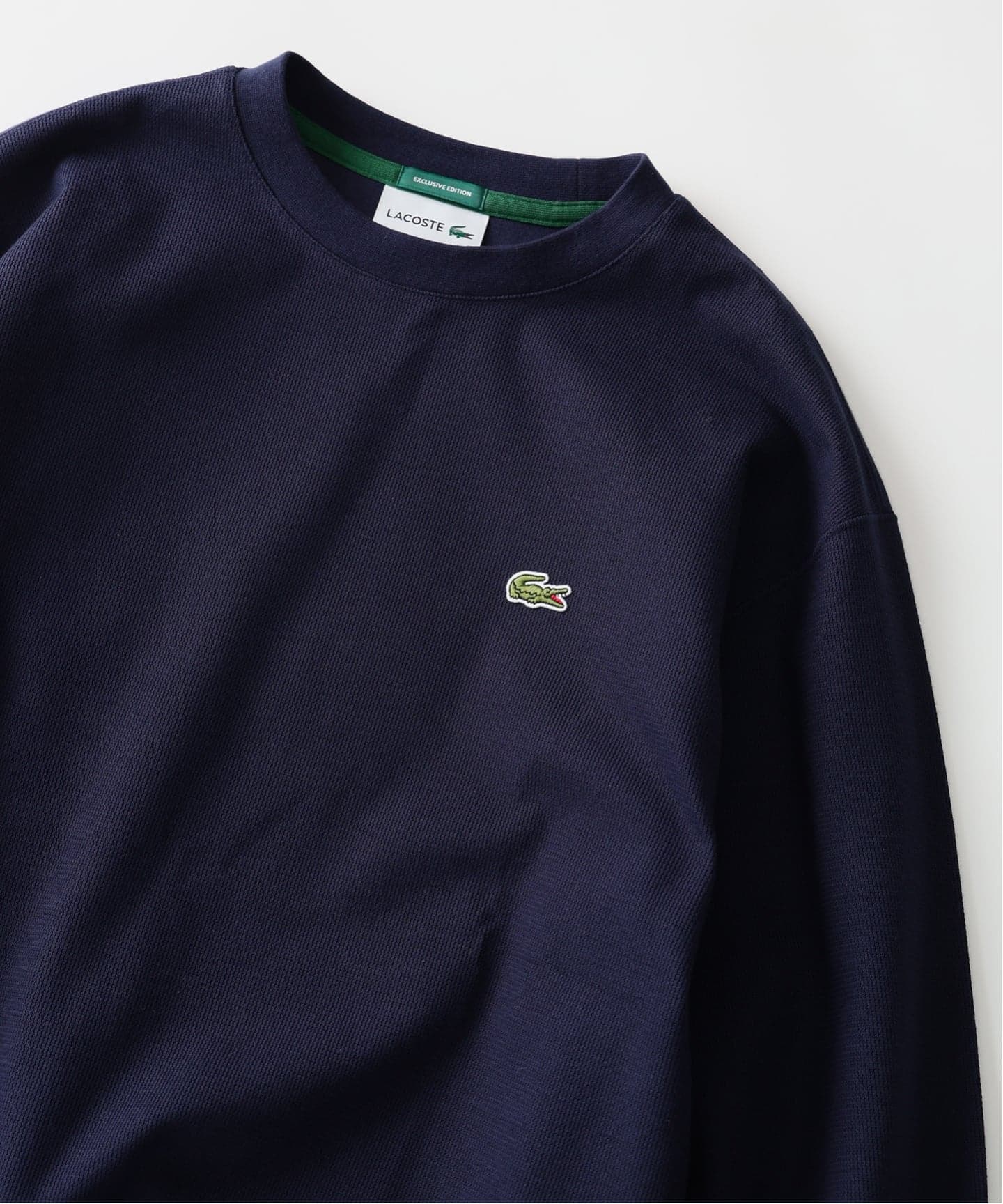 予約》LACOSTE / ラコステ 別注 クルーネック カットソー（Tシャツ