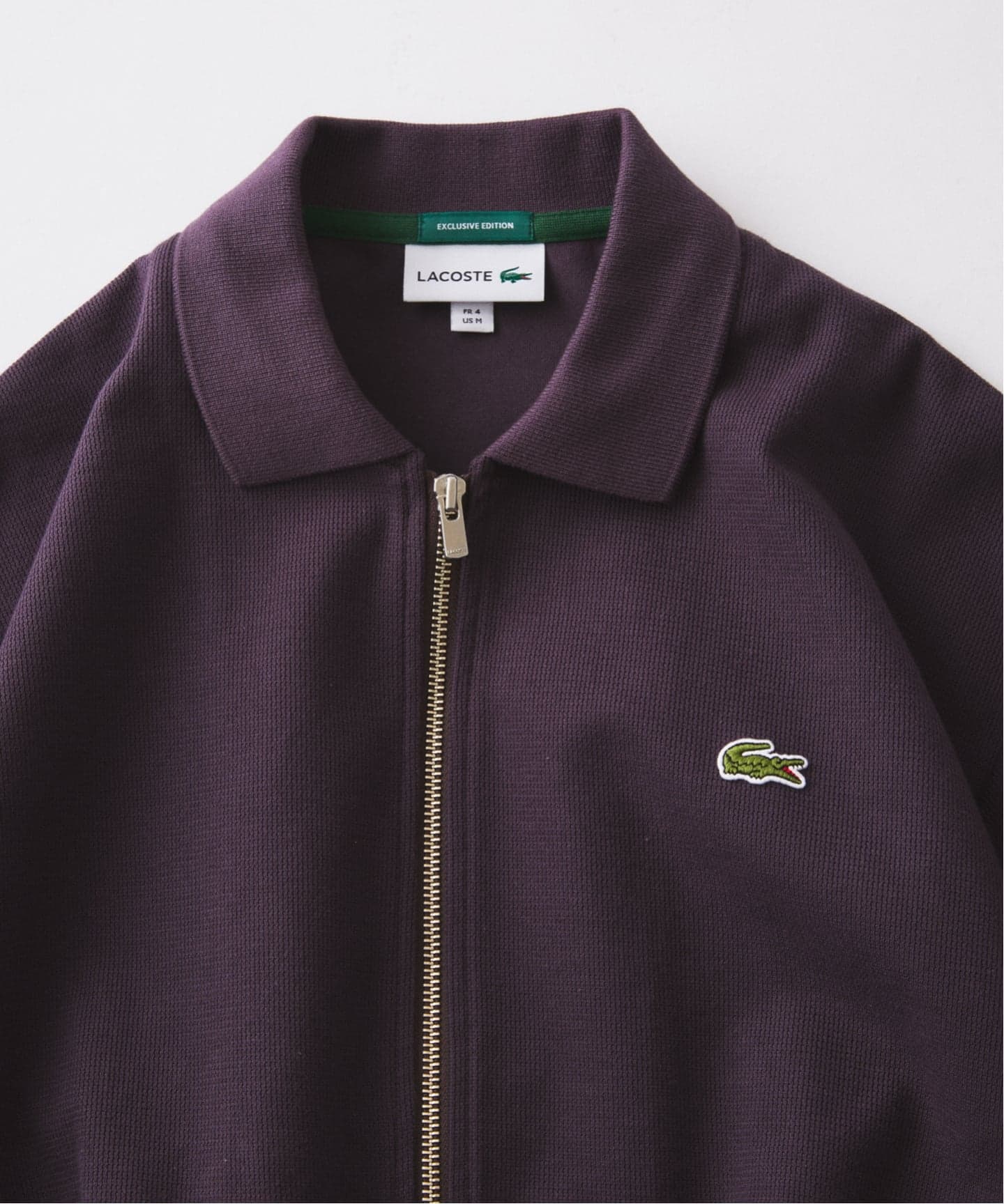 LACOSTE / ラコステ 別注 フルジップ カーディガン（カーディガン