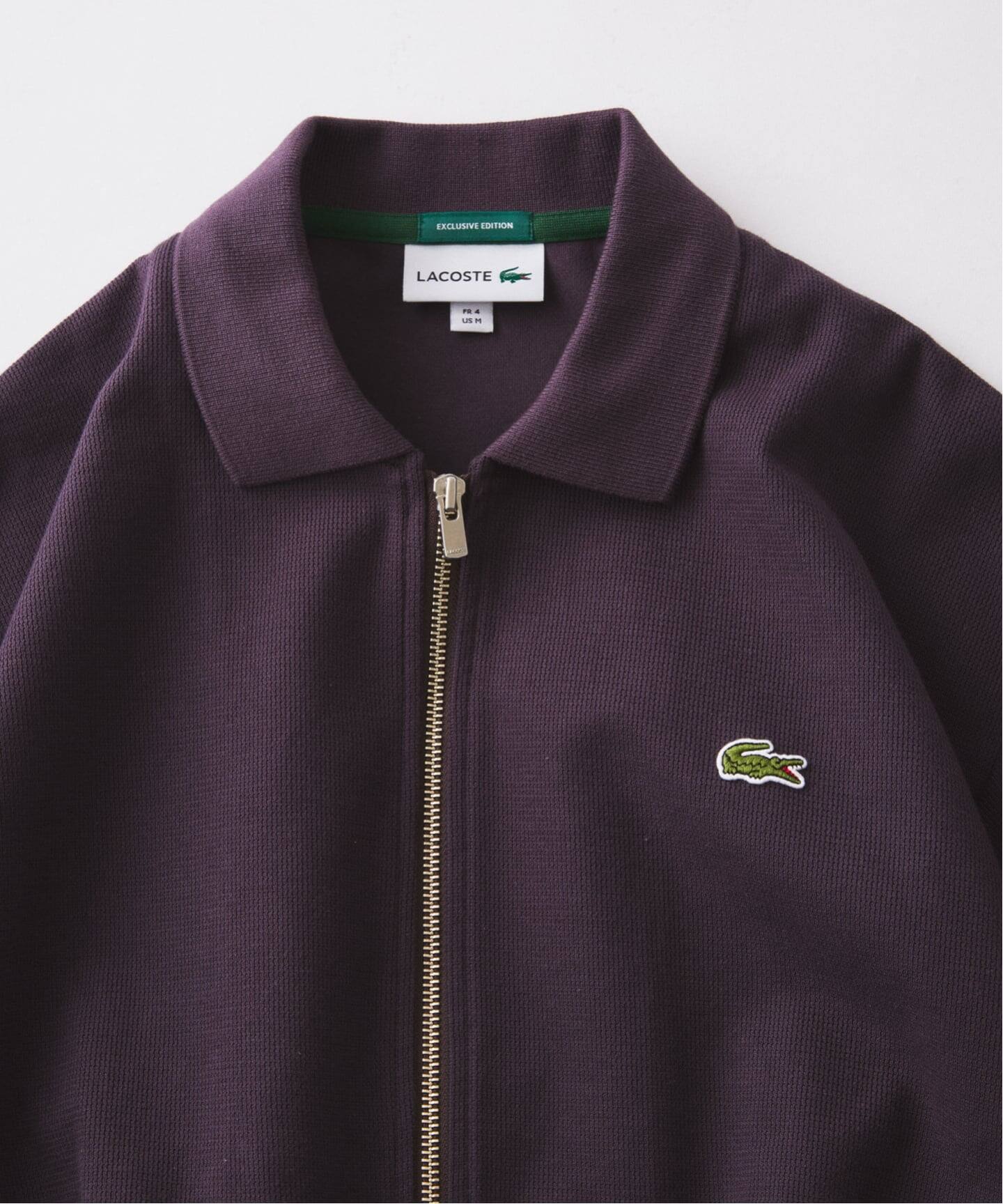 LACOSTE / ラコステ 別注 フルジップ カーディガン（カーディガン 