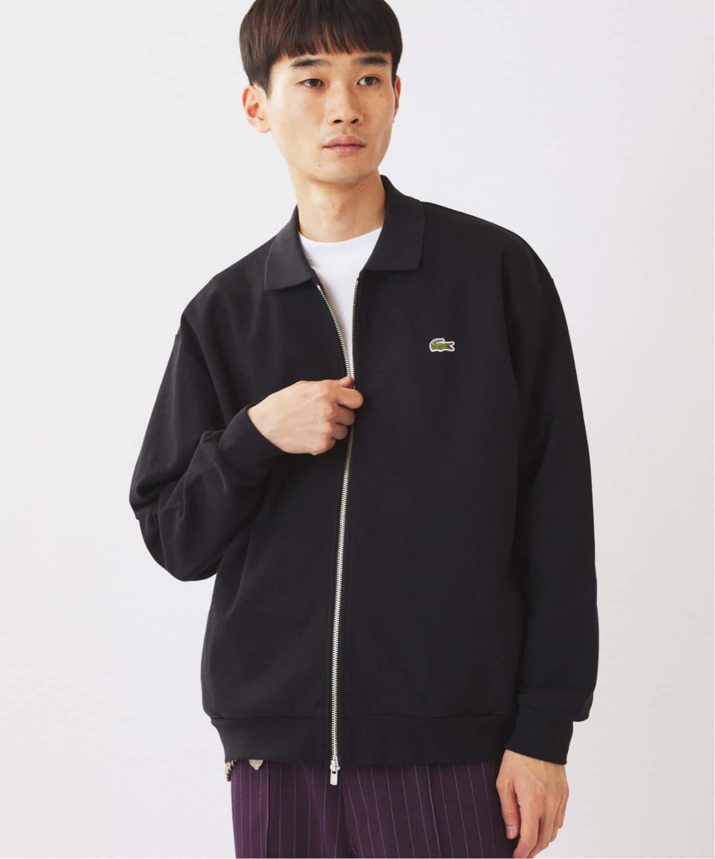 LACOSTE / ラコステ 別注 フルジップ カーディガン（カーディガン