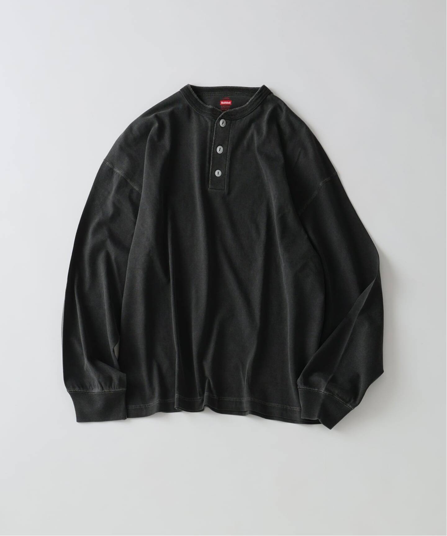 Healthknit / ヘルスニット 別注 ヘンリーネック ロンT（Tシャツ