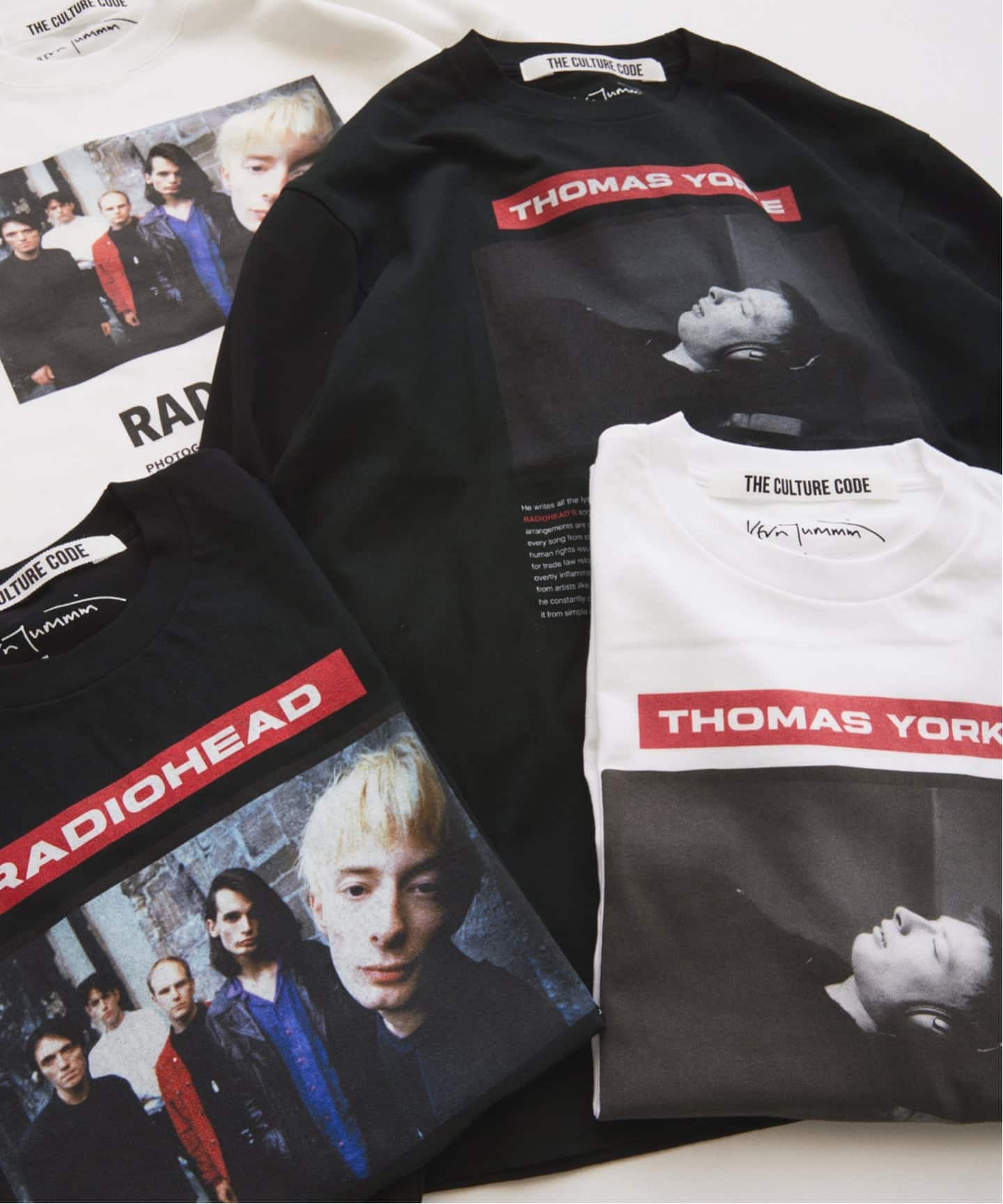 THE CULTURE CODE】レディオヘッド by Kevin Cummins フォトスウェット
