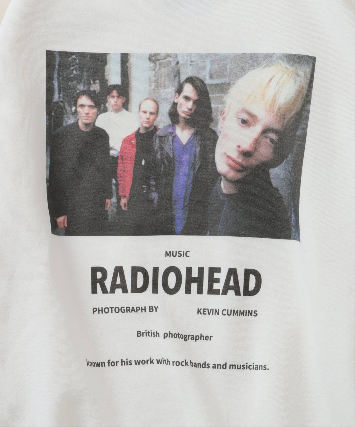 THE CULTURE CODE】レディオヘッド by Kevin Cummins フォトスウェット