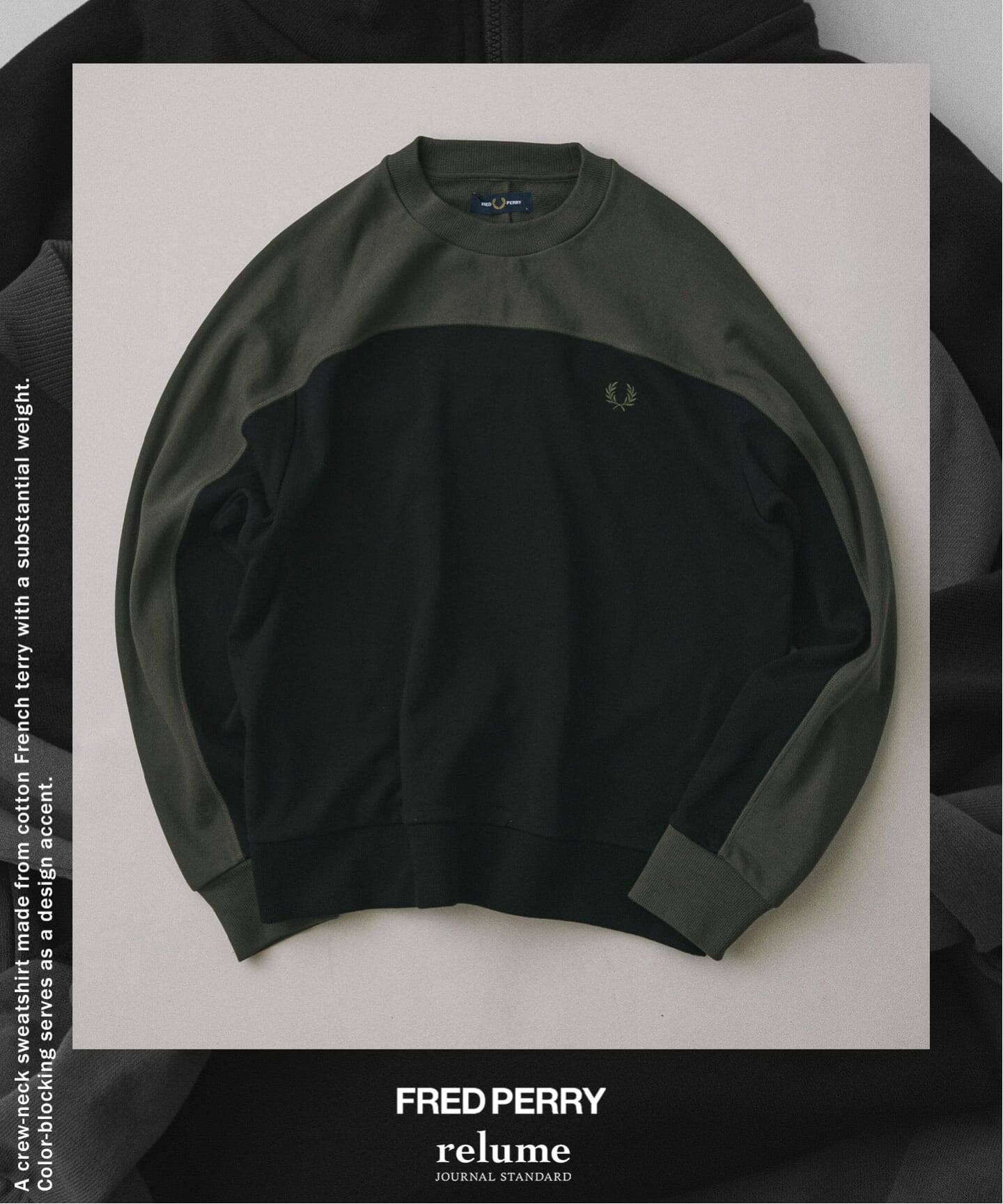 国内限定カラー》FRED PERRY / フレッドペリー カラーブロック 