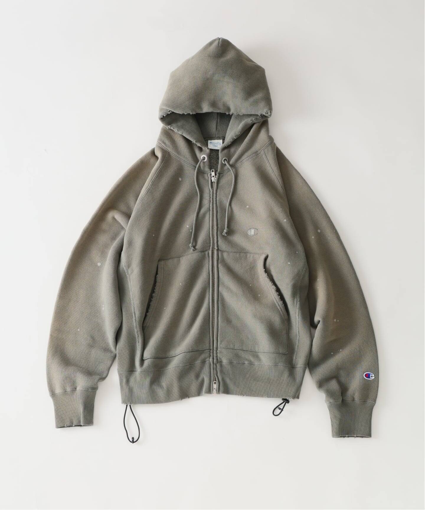 CHAMPION / チャンピオン 別注 R/W オーバーダイ ジップパーカー 