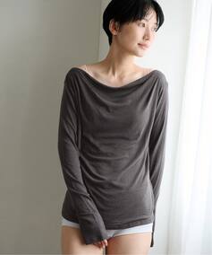 ≪予約≫ドレープギャザープルオーバー（Tシャツ／カットソー）｜EMILY 
