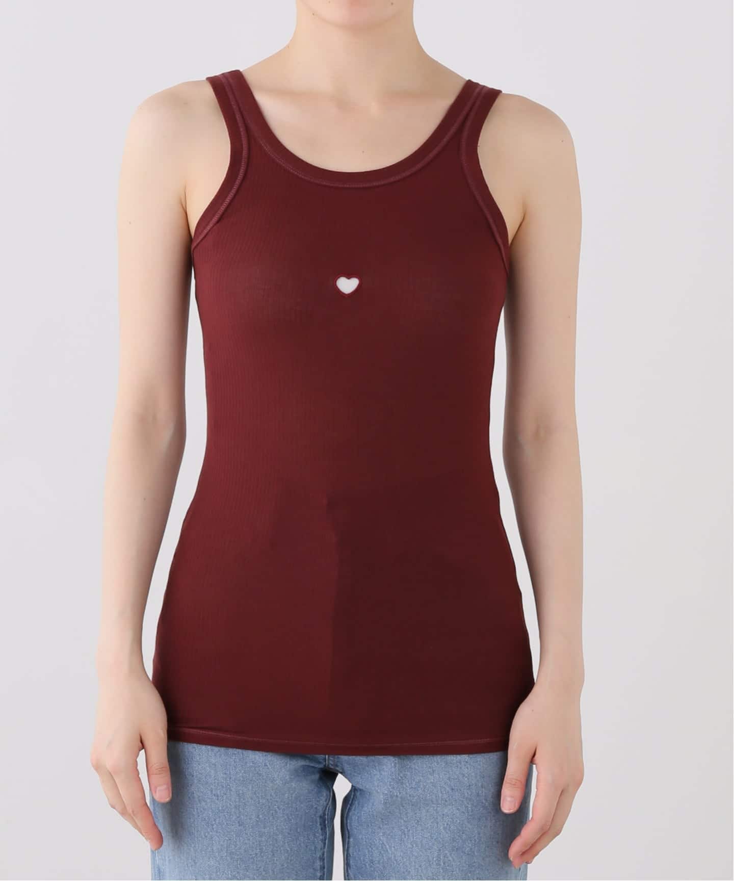 BASERANGE/ベースレンジ】 HEART TANK（Tシャツ／カットソー）｜EMILY