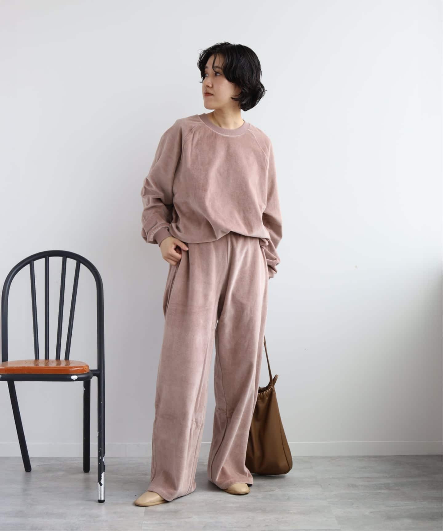 BASERANGE/ベースレンジ】RIM RAGLAN SWEATSHIRT / PURRS-VE-SP26（T