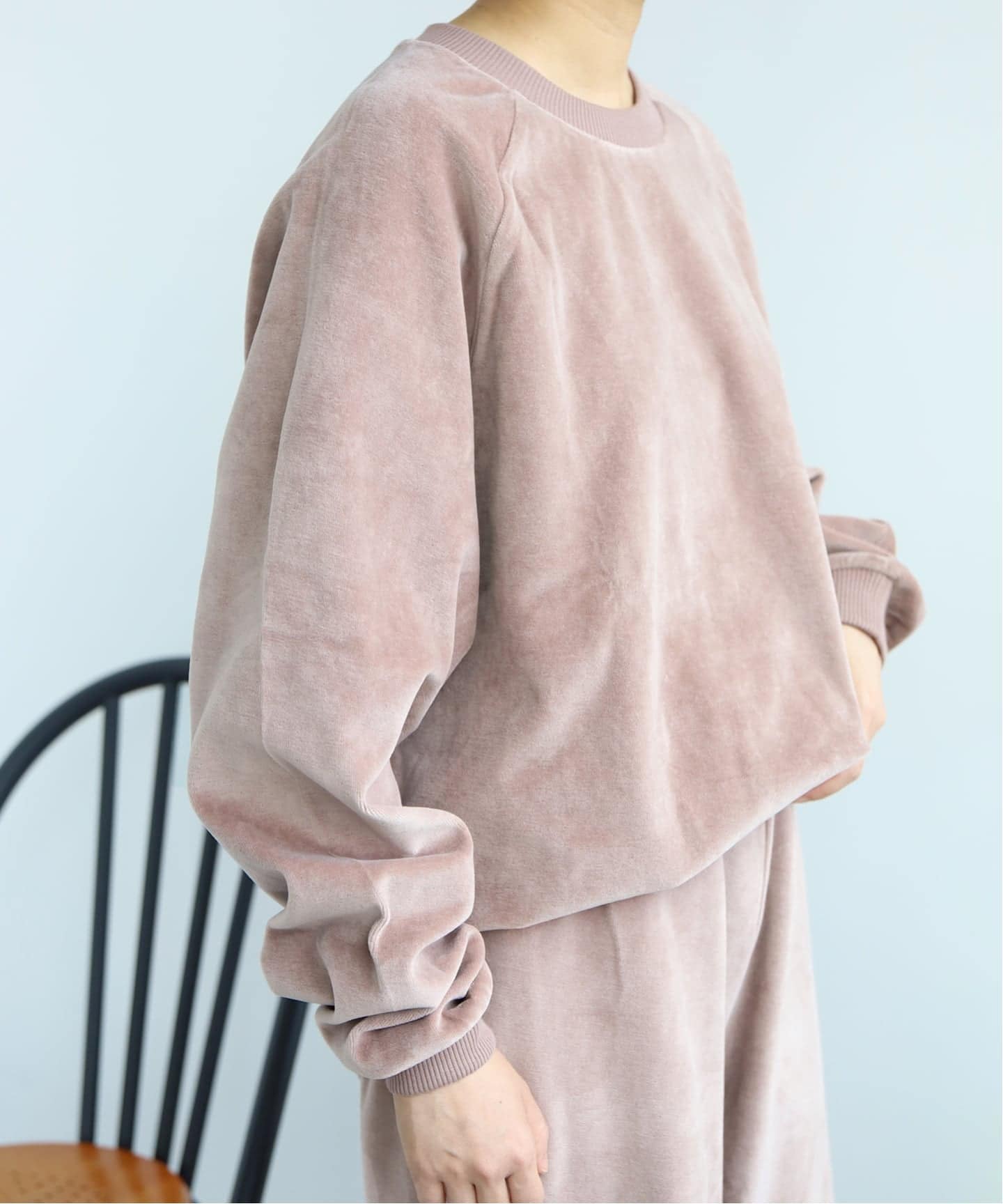 BASERANGE/ベースレンジ】RIM RAGLAN SWEATSHIRT / PURRS-VE-SP26（T