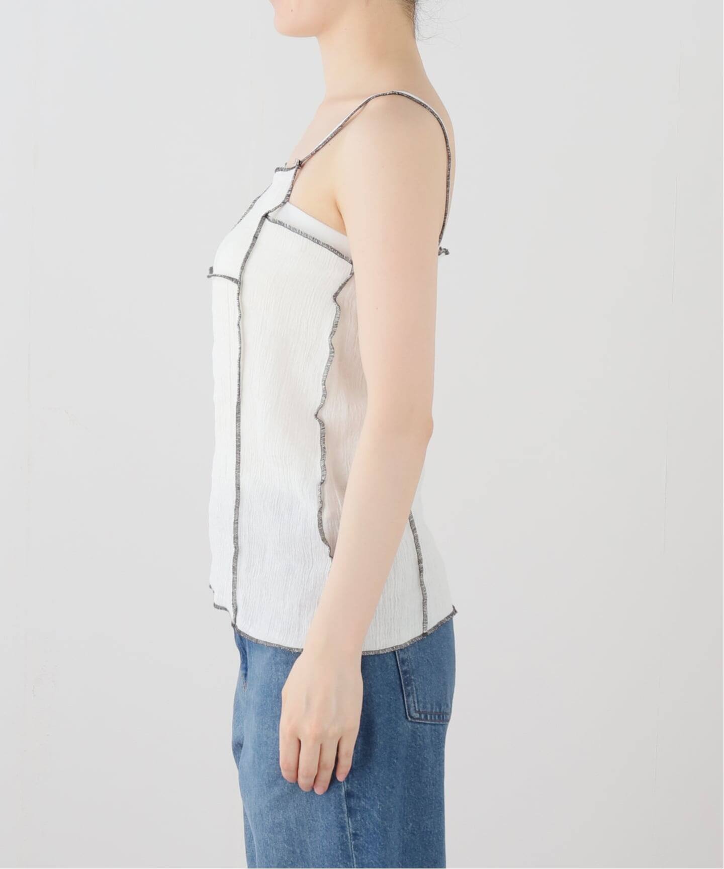BASERANGE/ベースレンジ】SHOK SQUARE TOP（Tシャツ／カットソー