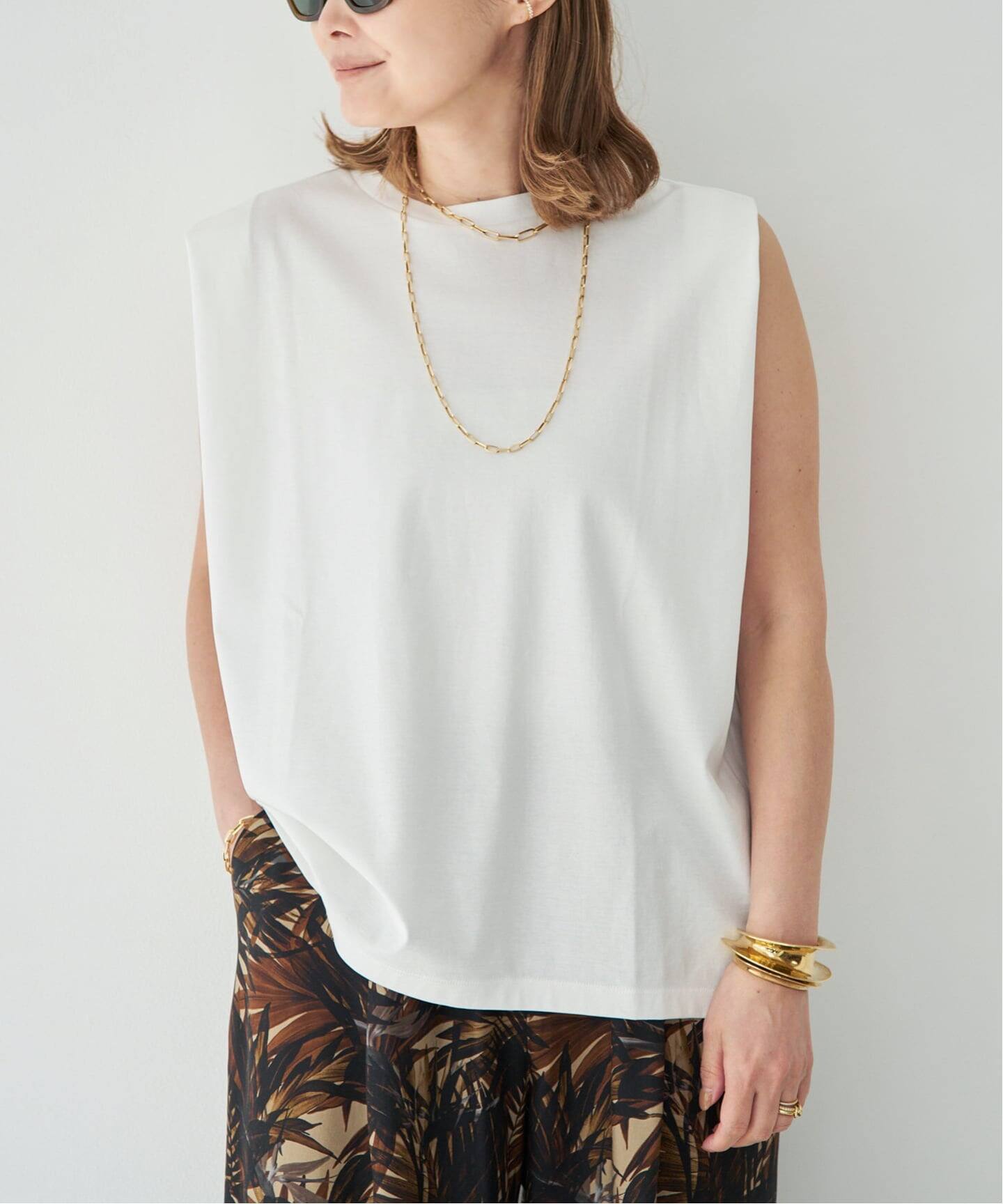 Smooth Tuck Tシャツ（Tシャツ／カットソー）｜Deuxieme Classe
