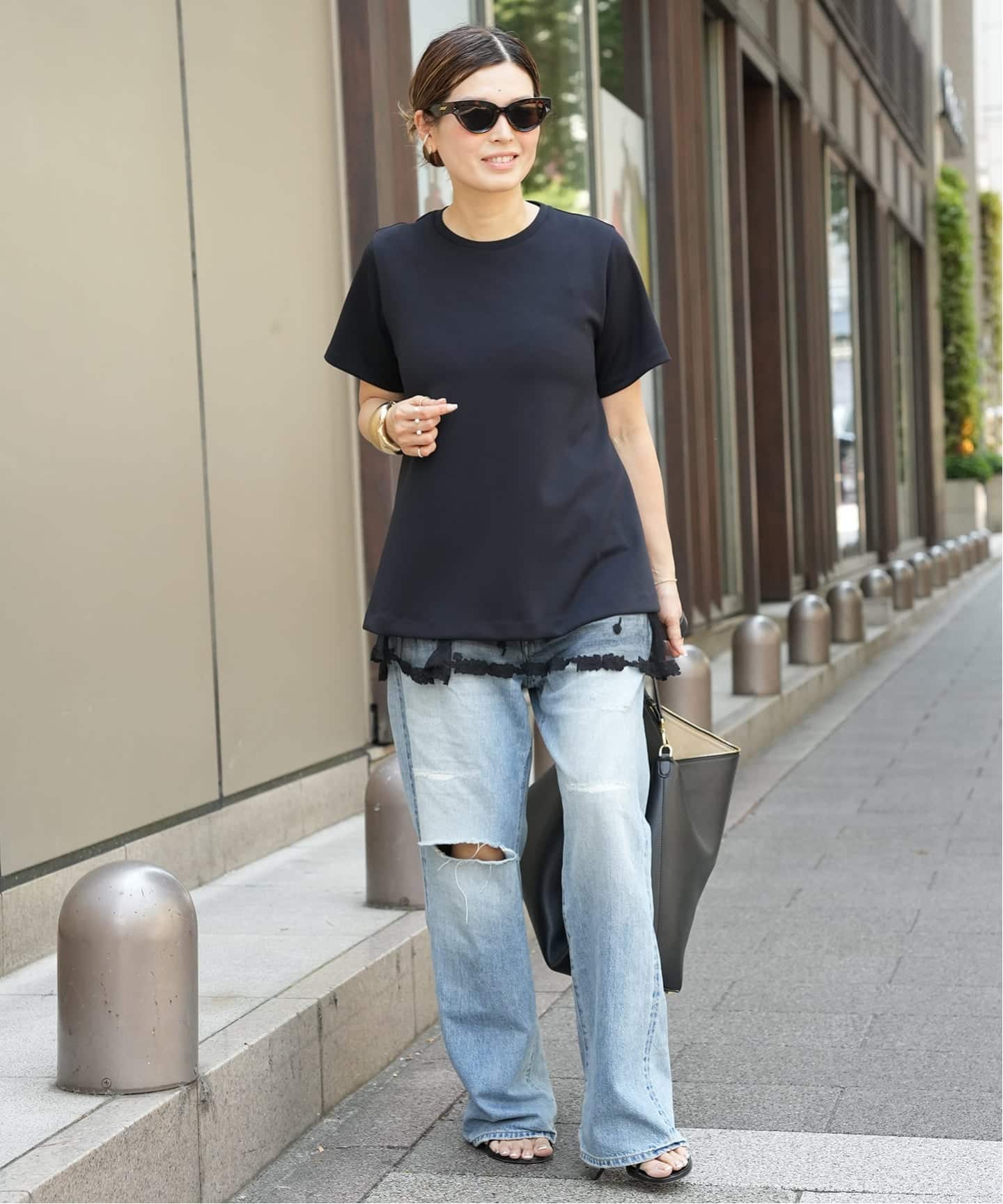 予約》CELERI トラペーズ ショートスリーブ TEE（Tシャツ／カットソー