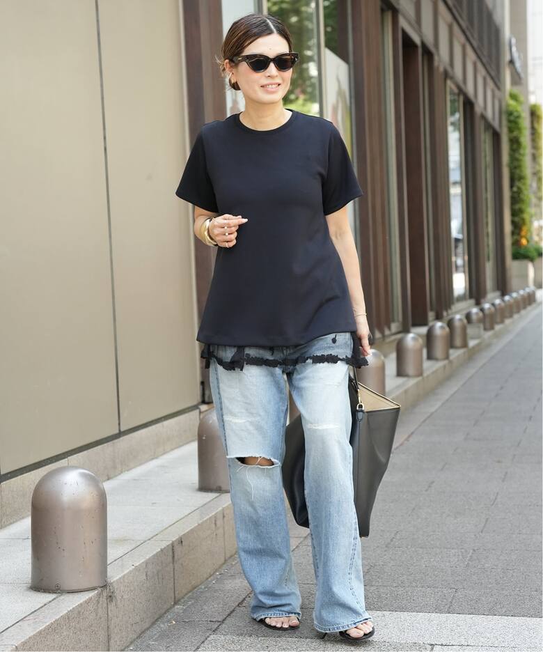 CELERI トラペーズ ショートスリーブ TEE（Tシャツ／カットソー 