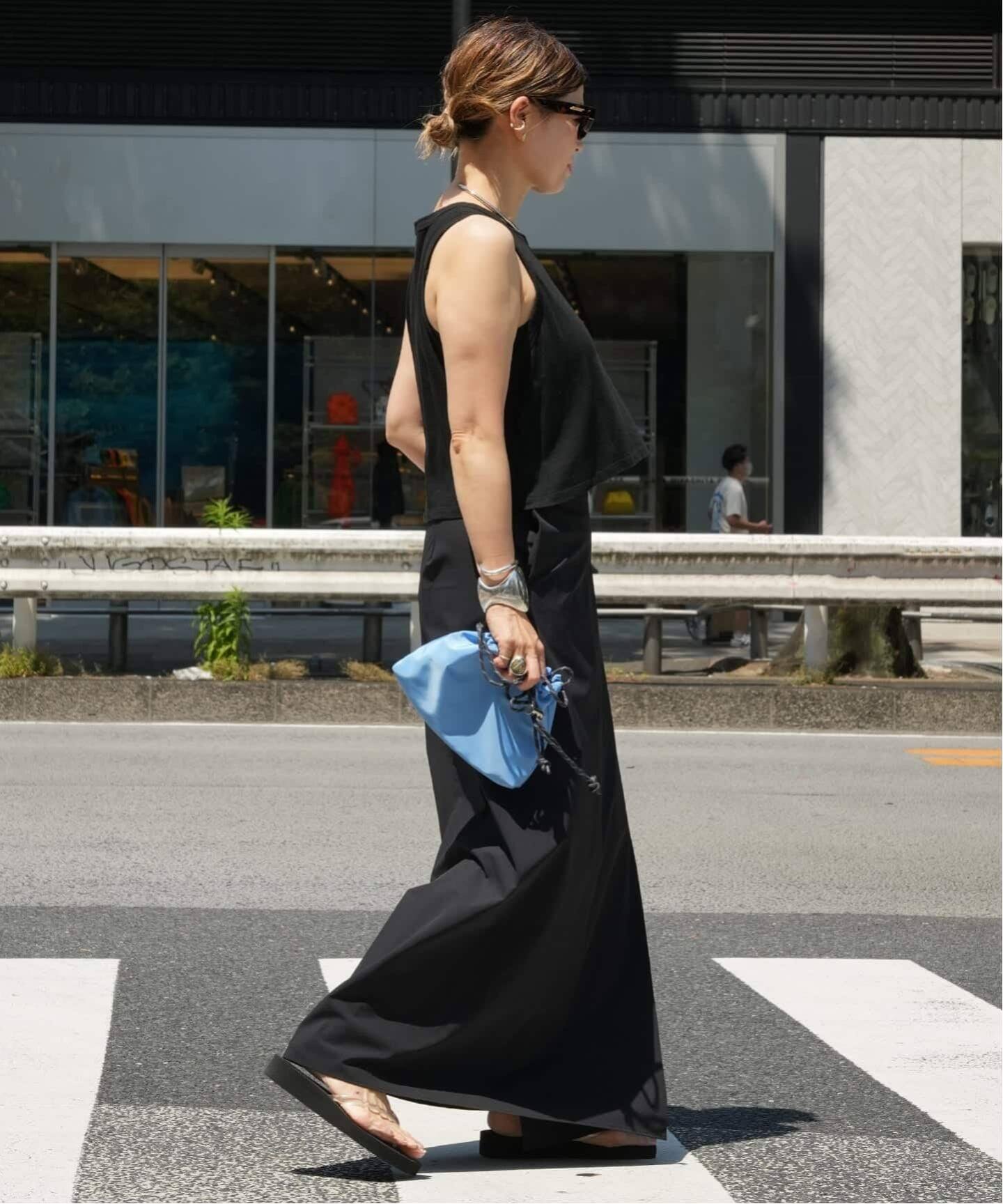 Deuxieme Classe セルリ CROPPED タンクトップ　ブラック CELERI CROPPED タンクトップ（タンクトップ）｜Deuxieme Classe